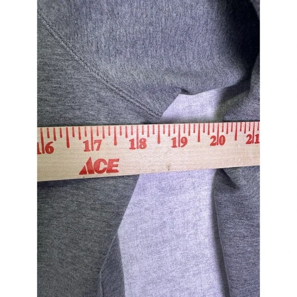 Nike Full Zip Sweatshirt Women Gray Medium DriFit Activewear Zipper Pull Missing - Picture 4 of 8